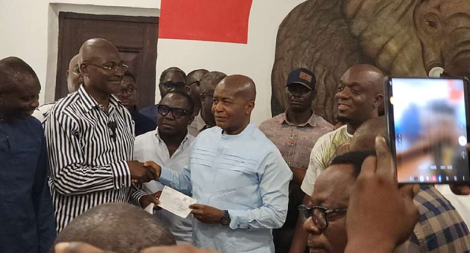 Ken Agyapong donates GH¢1million to NPP, calls for unity and justice