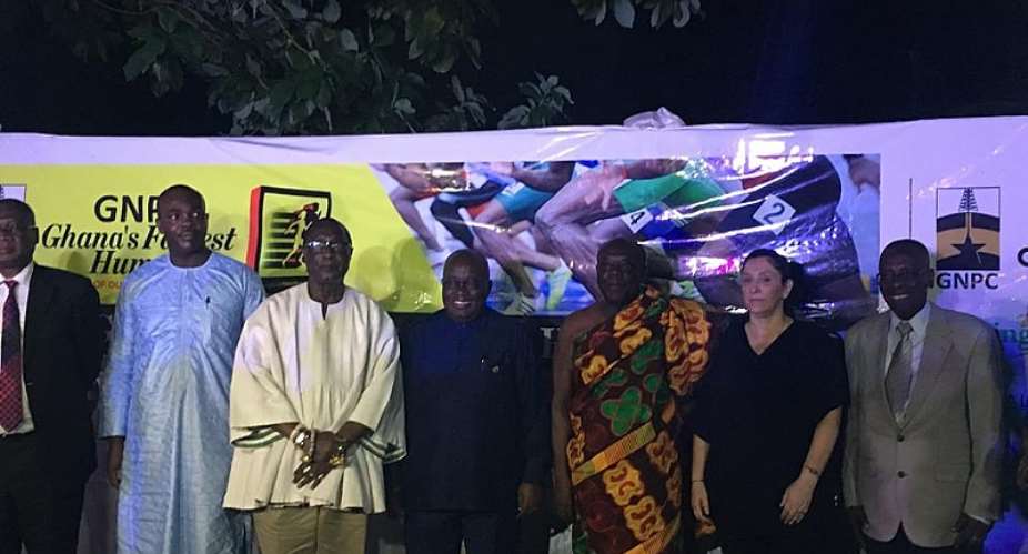 President Akufo Addo Launches GNPC Ghana’ Fastest Human 2017