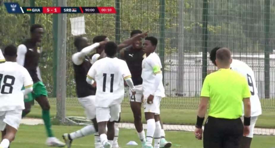UEFA U-16 Tournament: Ghana 5-1 Serbia HIGHLIGHTS