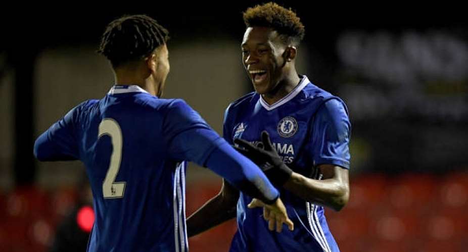 Ghanaian youngster Hudson Odoi helps Chelsea win English FA Youth Cup