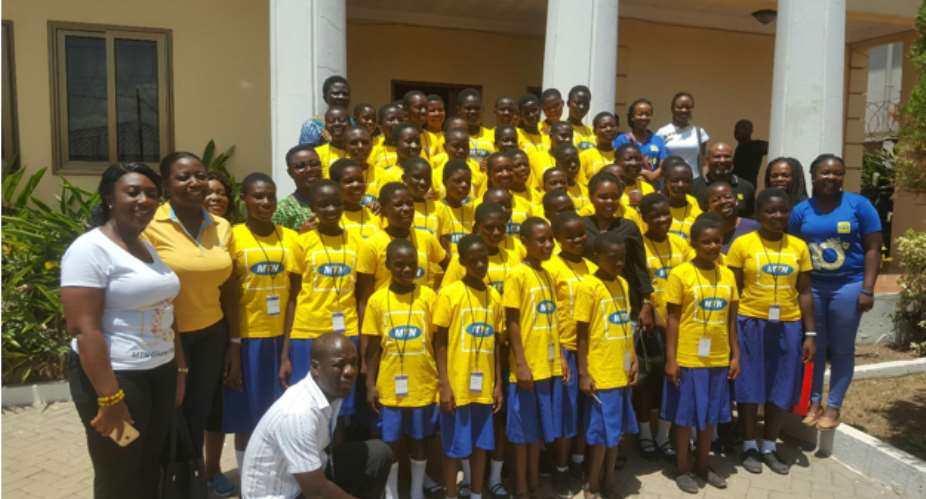 Int'l Girls In ICT Day: MTN Ghana Mentors' Young Girls
