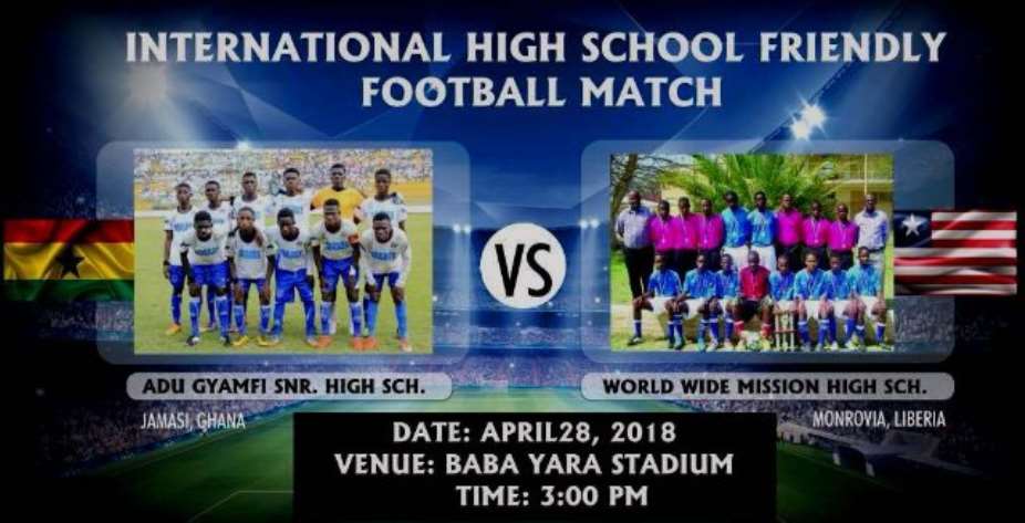 Adu Gyamfi  SHS To Play Liberian Counterpart In International Competition