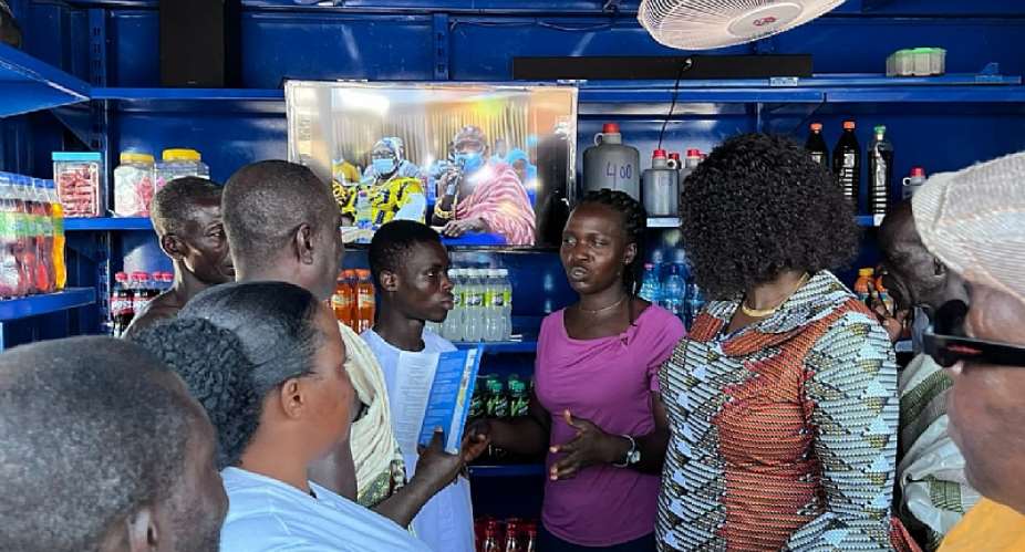 Two women-friendly solar-powered business hubs commissioned by Plan International Ghana