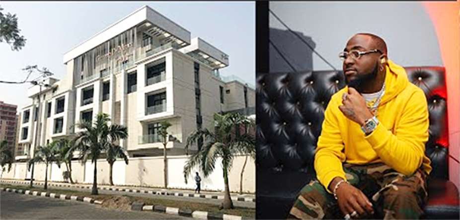 Davido in his Dads mansion