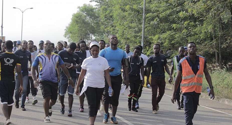 Accra Earthquake Alert Health Walk For June 1
