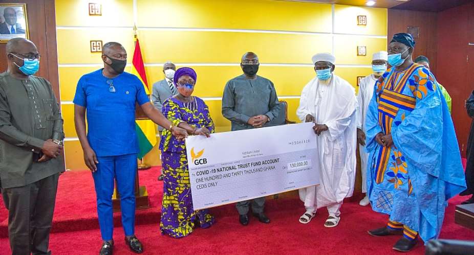COVID-19 National Trust Fund Receives 130,000 Cedis From Muslim Community
