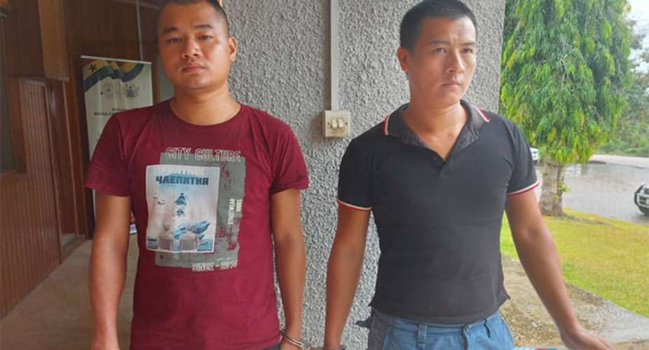 2 Chinese galamsey operators arrested at Pra River