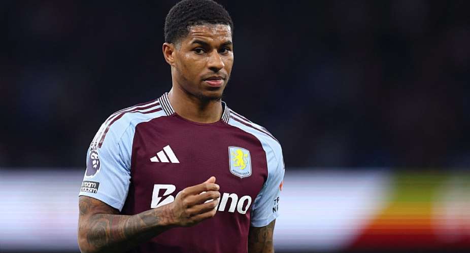 Getty ImagesImage caption: Marcus Rashford has scored four goals in 17 matches in all competitions since joining Aston Villa in February