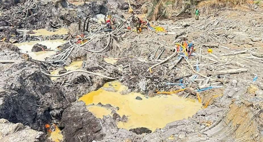 NAIMOS Arrests Two Alleged Galamsey Kingpins in Nzema East Operation