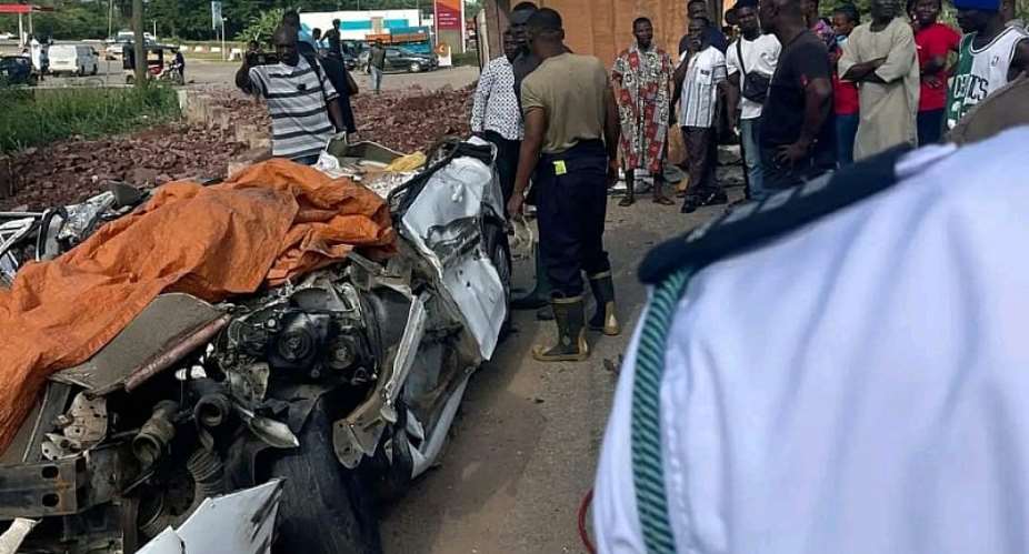 Two perish in fatal crash on Cape-Coast-Accra highway