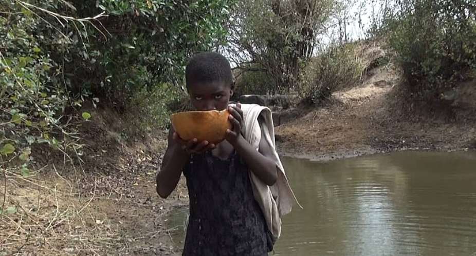 Wa West District: Health Risk Alert as Ninonteng Drinks from Polluted Dugout