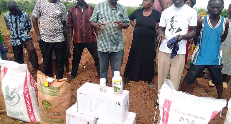Farmers encouraged to increase yields of cassava by minimal introduction of ETG Falcon fertilizers