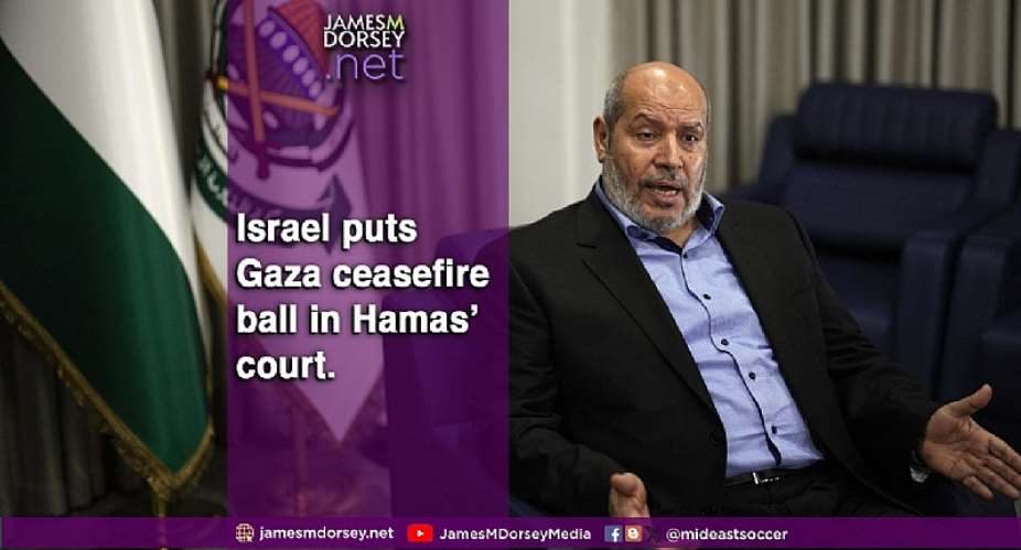 Israel puts Gaza ceasefire ball in Hamas court