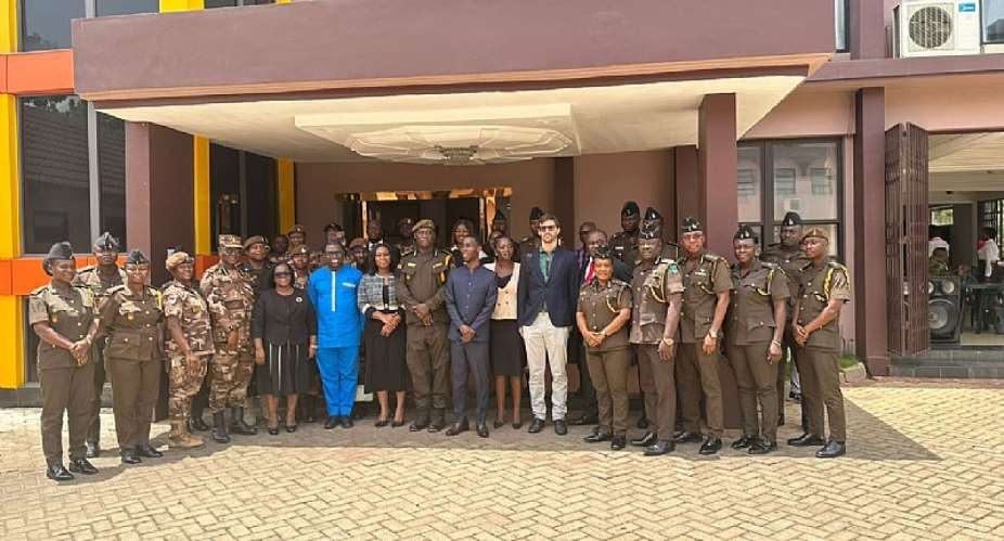 POS Foundation constructs, commissions ultra-modern paralegal office at Kumasi Central Prison