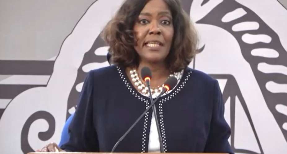 President of the Ghana Bar Association, Efua Ghartey