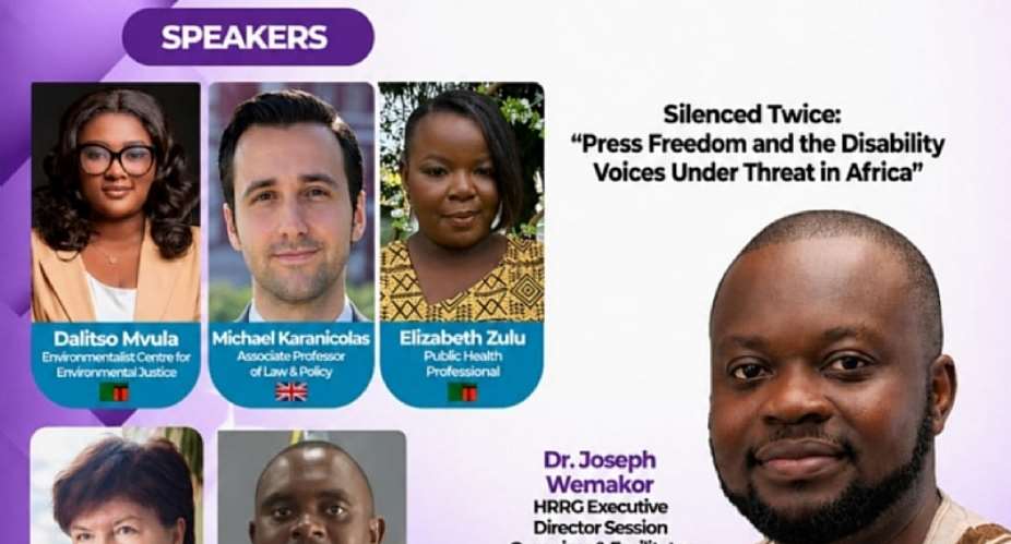 Silenced Twice: Dr. Wemakor Calls for Inclusive Press Freedom Ahead of RightsCon 2026 in Zambia