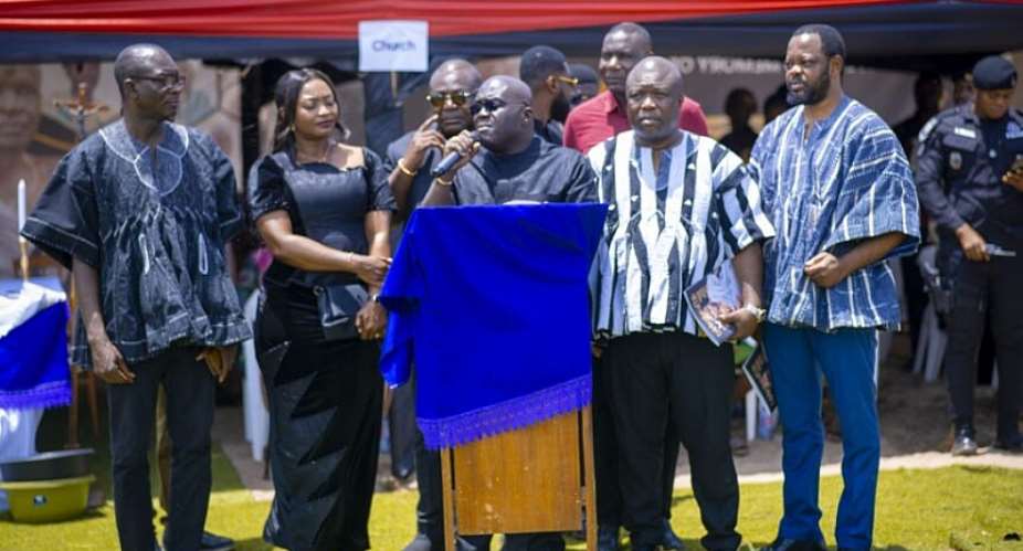 Julius Debrah represents Mahama at funeral of David Tamakloe’s father