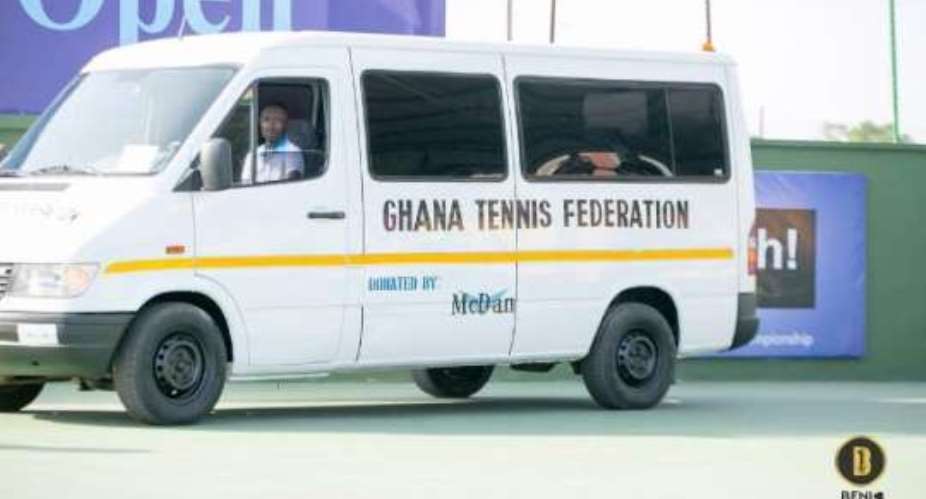 McDan donates mini bus to Ghana Tennis Federation