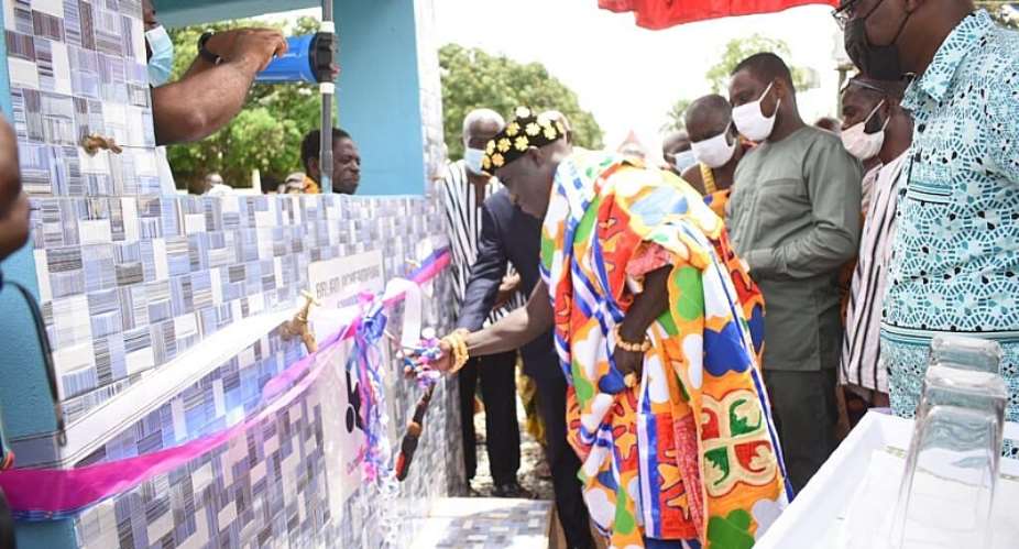 Pepease Community gets 5 boreholes from Bryan Acheampong Foundation