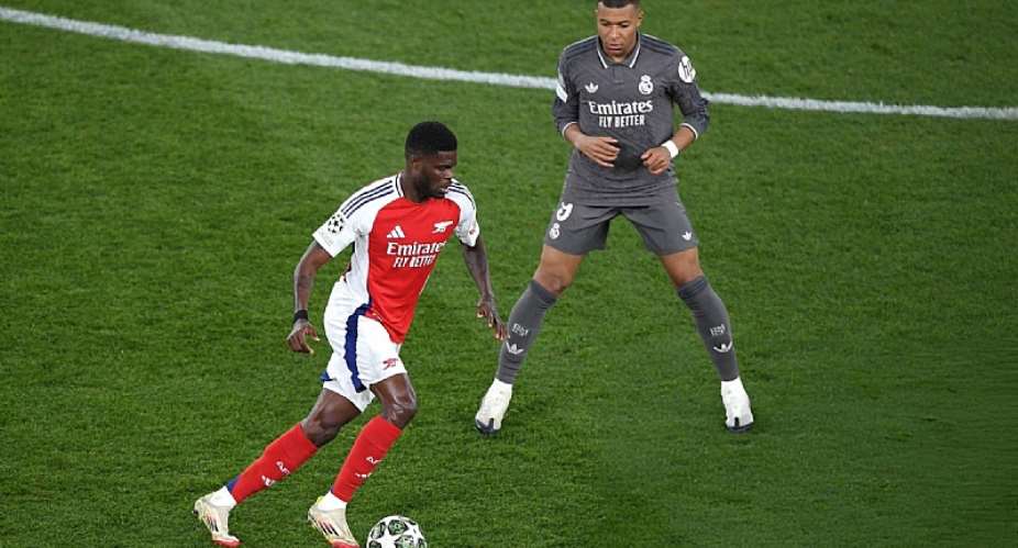 Champions League: Thomas Partey blamed for Arsenal’s defeat to PSG