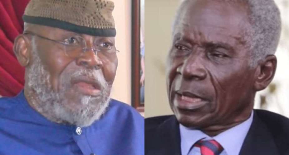 Dr Nyaho Nyaho Tamakloe and Brigadier General Joseph Nunoo Mensah