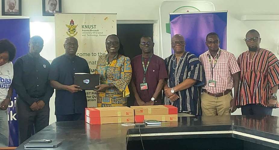 KNUST gets 50 laptops to boost digital equity, empower women in STEM