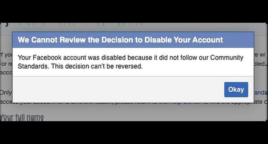 Facebook users angry after accounts blocked for no reason