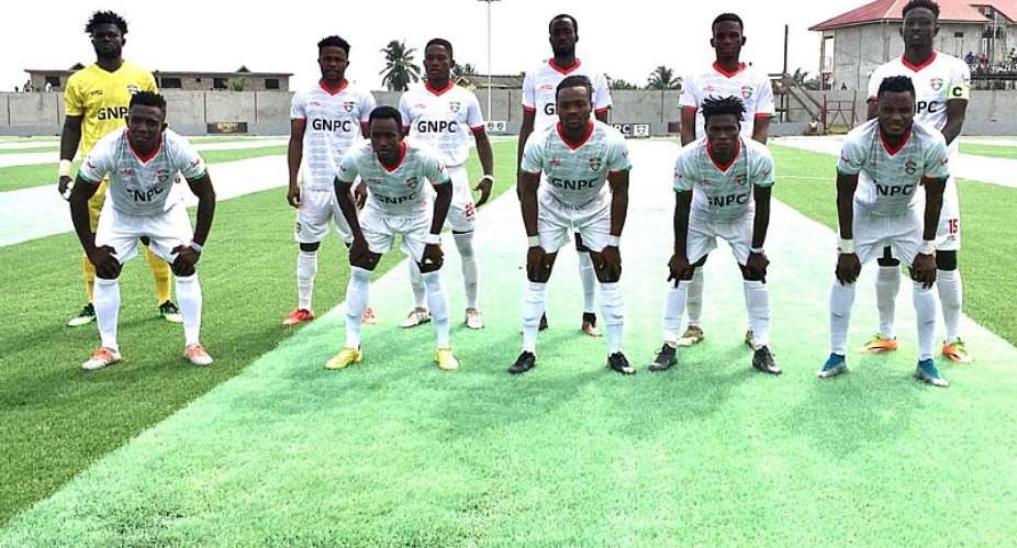 2021/22 GPL Week 23: Karela Utd comes from behind to hammer Elmina Sharks 3-1