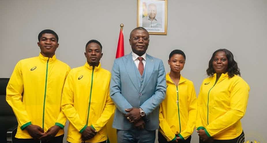 Sports Minister Bids Farewell to Selected Young Athletes, Coaches for Africa Youth Development Camp