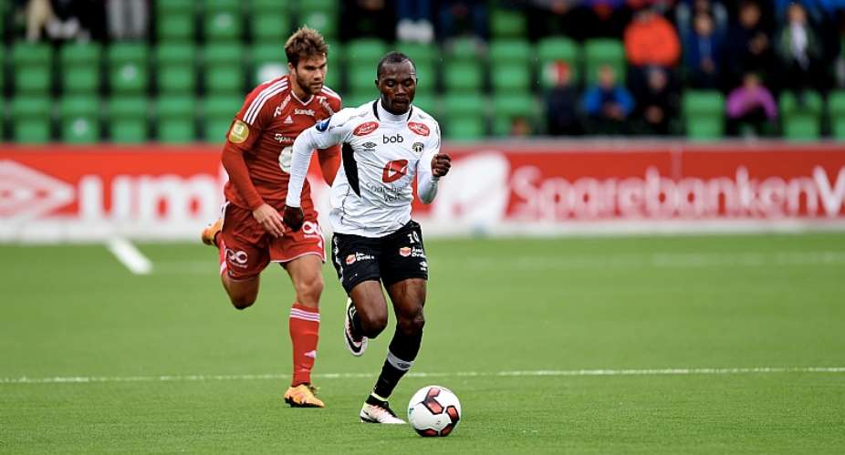 Sogndal ace Gilbert Koomson scores season's first goal in Norwegian top-flight