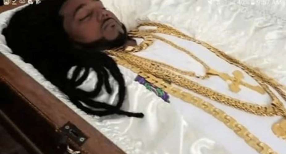 Multi-Millionaire, 33, Laid To Rest In Gold Casket, 100,000 Jewellery
