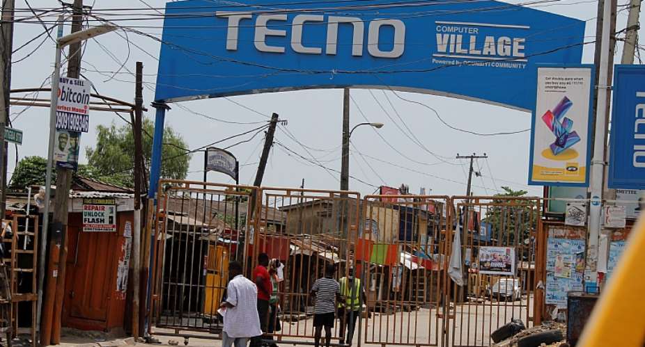 Lagos Computer village, Nigeriaamp;39;s version of Silicon Valley, shut following COVID-19 lock down.  - Source: Photo by Adekunle AjayiNurPhoto via Getty Images