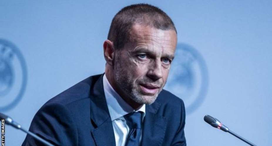 Uefa president Aleksander Ceferin says it would be better to play behind closed doors than not at all