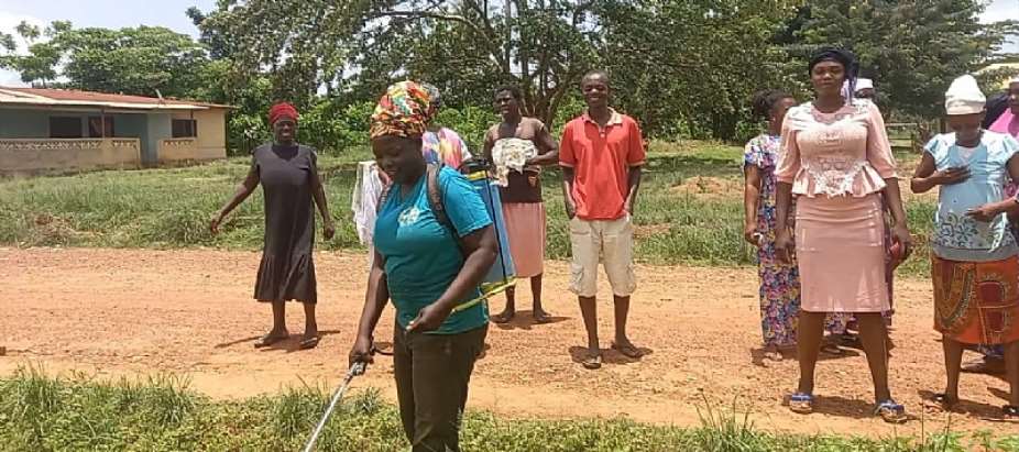 150 women farmers at Fosukrom trained on herbicides, weedicides production