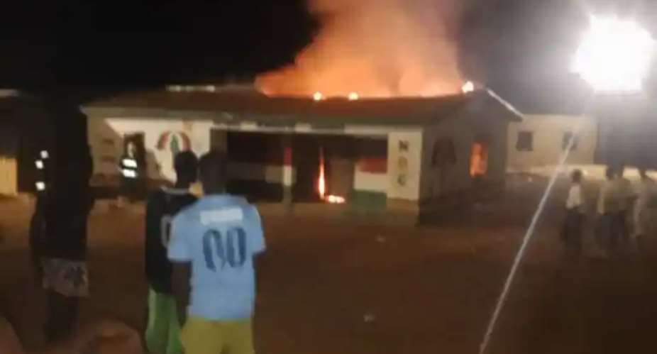 Fire ravages NDC office in Talensi