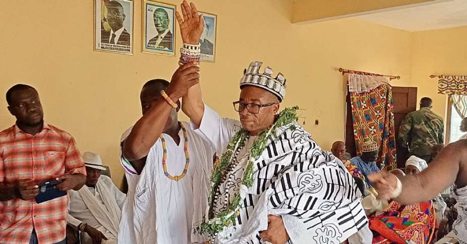 Abednego Tawia Gblie Osroagbo of Old Ningo gazetted as the Paramount Chief of the Ningo Traditional Area