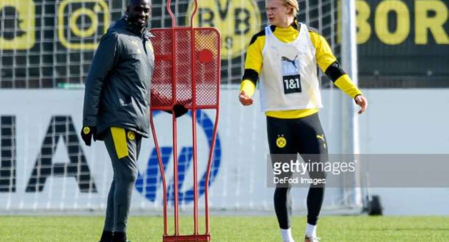 Otto Addo and Erling Haaland