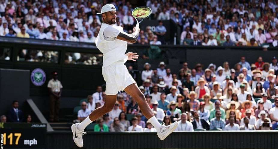 GETTY IMAGESImage caption: Nick Kyrgios reached the Wimbledon final in 2022, where he lost to Novak Djokovic