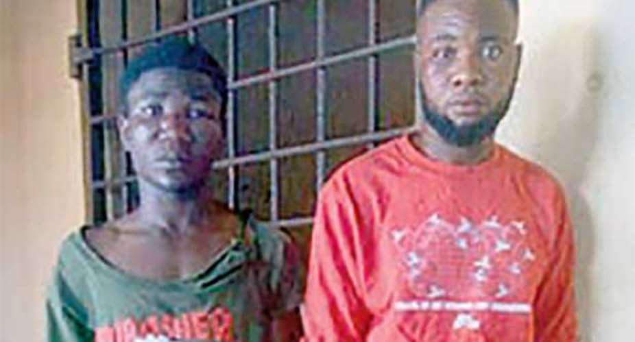 BUSTED! The alleged robbers