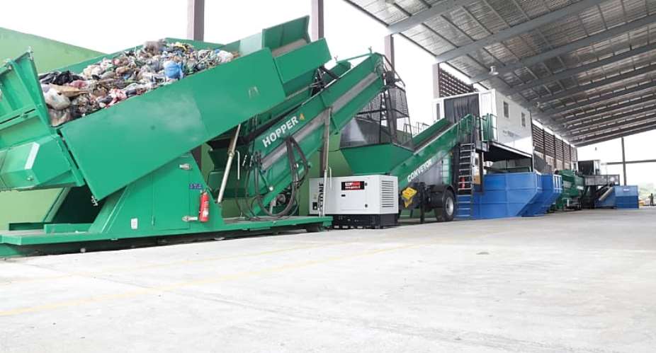 Recycling And Compost Plant At The Accra Waste Recovery Park