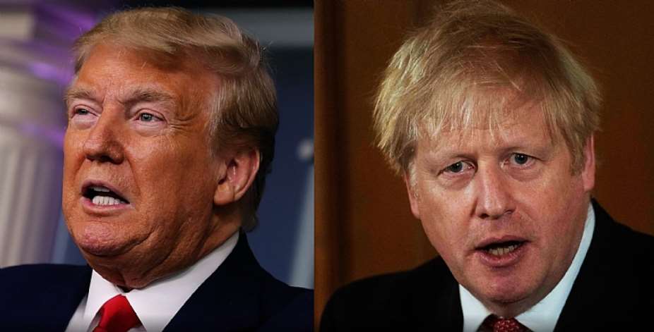 Trump asks 'genius' companies to help Boris