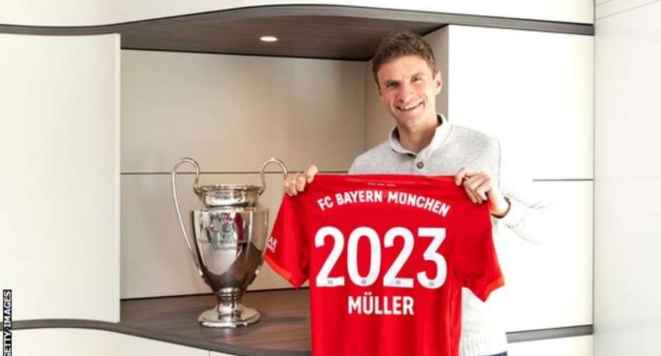 Muller won the World Cup with Germany in 2014