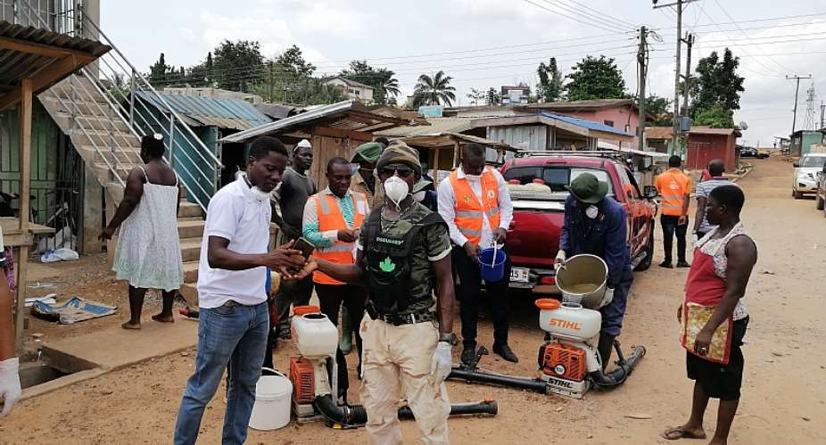 Fumigation Exercise Takes Off In Tarkwa Markets And Lorry Stations