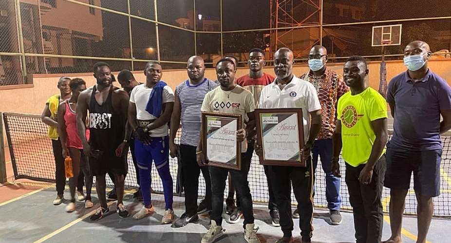 G.O. Tennis Club honors Maxwell Owusu as the new  Club Patron