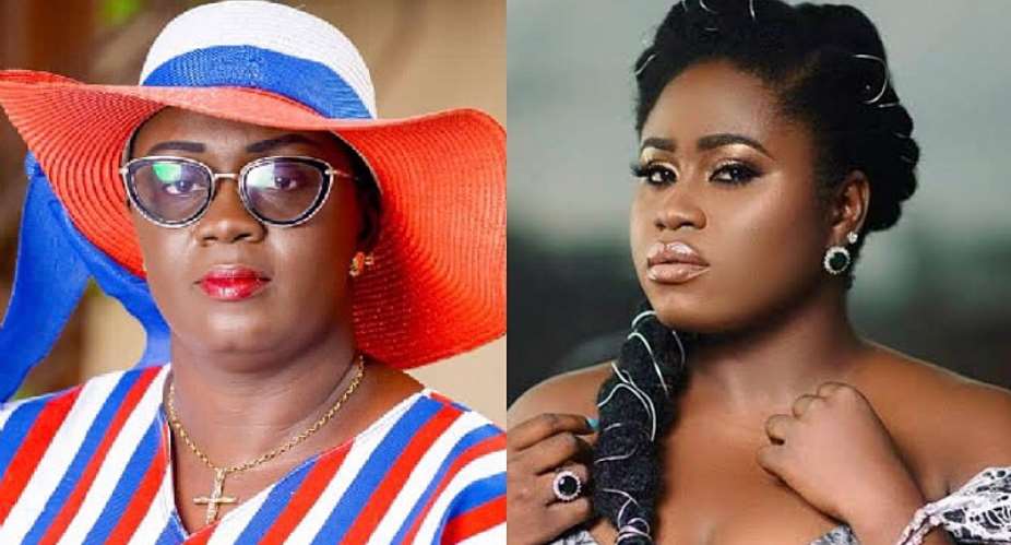 Ellen Ama Daaku, NPP Communicatorleft and Lydia Forson, actress