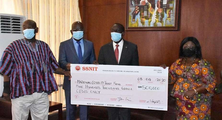 SSNIT Donates Ghc500,000 To COVID-19 Fund