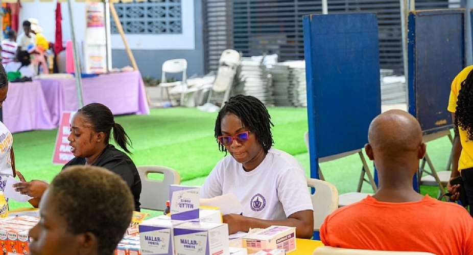 Victory Bible Church marks Easter with free health screening, NHIS registration and shopping support for hundreds in Accra