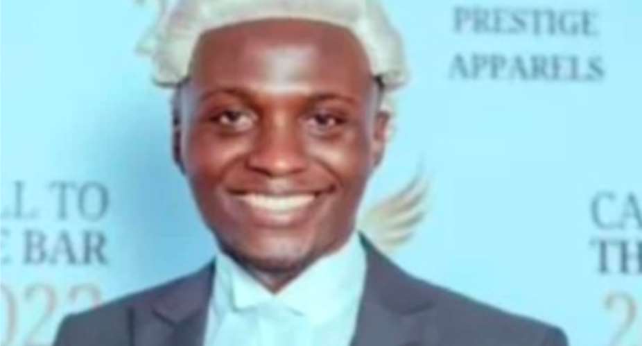 The alleged assaulted media and legal practitioner, Paul Kamara Esq