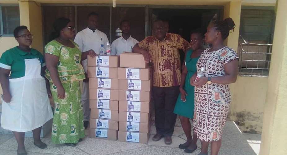 Jaman South MP Donates Sanitizers Worth GHC17,800 To Health Centres