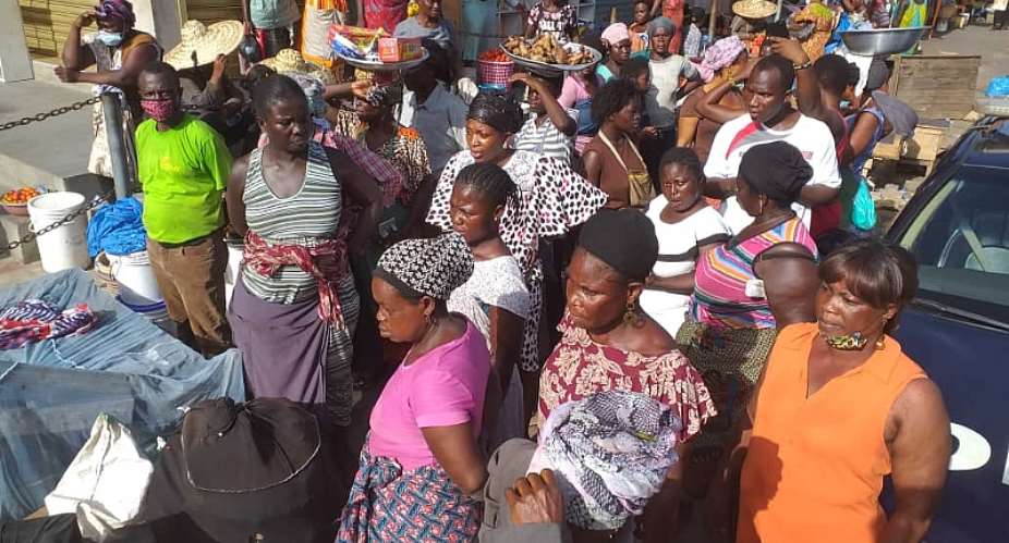 Korle Klottey Closes CMB Market Over Social Distancing Issues